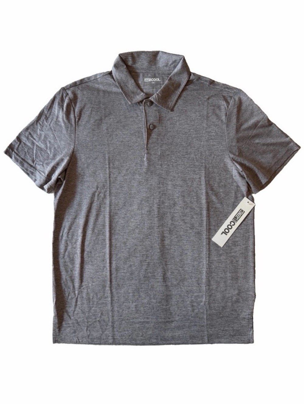 NWT Men's Performance Polo Shirt in Grey Heather